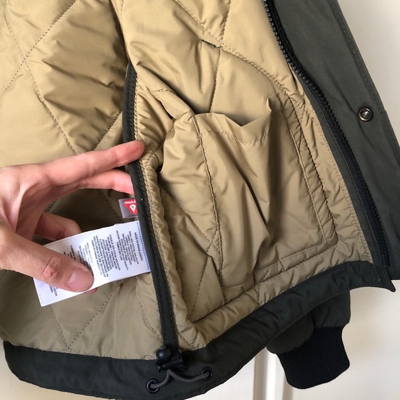 filson quilted pack jacket